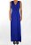 Vestido Le Lis Blanc Azul com Broche Longo - Imagem 3