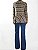 Blazer Mixed Cinza de Corrente Tweed - Imagem 3