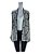 Blazer Mixed Cinza de Corrente Tweed - Imagem 5
