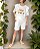 Conjunto Iorane Blusa e Bermuda Moletom Offwhite - Imagem 4