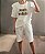 Conjunto Iorane Blusa e Bermuda Moletom Offwhite - Imagem 2