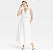 Vestido Longo Zara Branco Detalhes - Imagem 1