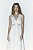 Vestido Longo Zara Branco Detalhes - Imagem 5