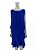 Vestido Bobô Azul Royal Seda - Imagem 1