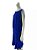 Vestido Bobô Azul Royal Seda - Imagem 2