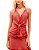 Conjunto Vix Saia + Blusa Vermelho Laranja Modelo Erika - Imagem 1