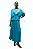 Saia Midi Zara Azul Acetinada - Imagem 2