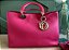 Bolsa Dior Diorissomo Rosa Pink por fora e Coral por dentro - Imagem 4