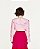 Camisa Zara Rosa Claro Babados - Imagem 5