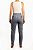 Calça Zara Azul Jeans Claro Botões Dourado - Imagem 3