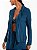 Conjunto VIX Blusa + Top + Calça Azul Petróleo - Imagem 2