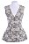 Blusa Mixed Cinza Textura - Imagem 1