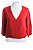 Blusa Mixed Terracota Manga 3/4 - Imagem 1
