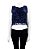 Blusa Azul Marinho de Renda e Paetês - Imagem 5
