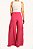 Calça Iorane Pantalona Cargo Rosa Chiclete - Imagem 6