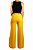 Calça Zara Pantalona Amarela - Imagem 6