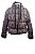Casaco Animale Puff Preto com mini Flores - Imagem 3