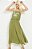 Conjunto Ateen Calça Pantacourt + Blusa Verde de Seda - Imagem 1