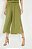 Conjunto Ateen Calça Pantacourt + Blusa Verde de Seda - Imagem 4