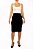Saia Lápis Zara Preta Peplum - Imagem 1