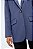Blazer Marfino Azul Modelo Alongado Reto - Imagem 5