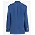Blazer Marfino Azul Modelo Alongado Reto - Imagem 7