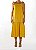 Vestido Longo Missinclof Amarelo Detalhe Azul - Imagem 1
