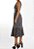 Vestido Le Lis Blanc Preto Bordado Branco - Imagem 2