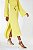 Vestido Midi Animale Mangas Compridas Amarelo - Imagem 4