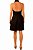 Vestido Animale Preto Frente Única Curto - Imagem 2