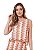 Cropped Tee Match Rosa e Laranja de Renda - Imagem 1
