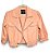 Jaqueta Cropped MY Place Jeans Laranja - Imagem 1