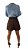 Short NV Modelo Barbara Marrom - Imagem 5