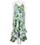 Vestido Eugenia Fernandez Seda Verde Floral - Imagem 1