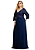 Vestido Bhava Azul Marinho Paetê - Imagem 2