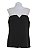 Blusa Bobô Preta Tule Ombro - Imagem 1