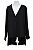 Blusa Mullet Bobô Preta Crepe de Seda - Imagem 3