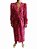 Vestido/Saída de Praia Longa Adriana Degreas Seda Rosa Floral - Imagem 3