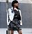 Vestido Zara Preto e Cinza Brilho e Transparência - Imagem 6