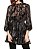 Vestido Zara Preto e Cinza Brilho e Transparência - Imagem 1