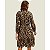 Vestido Shoulder Curto Animal Print Fios Lurex - Imagem 4