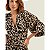 Vestido Shoulder Curto Animal Print Fios Lurex - Imagem 1