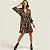 Vestido Shoulder Curto Animal Print Fios Lurex - Imagem 2