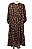 Vestido Shoulder Preto Estampa - Imagem 3