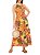 Vestido Longo Farm Amarelo Estampado - Imagem 4