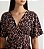 Vestido Zara Longo Mangas Curtas Animal Print - Imagem 2