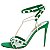 Sandália Valentino Rockstud Verde e Branca - Imagem 2
