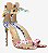 Sandália Salvatore Ferragamo Modelo Angie Branca Bolas Ferragem - Imagem 1