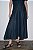 Saia Midi Zara azul Índigo Jeans Denim - Imagem 1