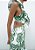 Vestido Bhava Longo Branco Bordado Verde - Imagem 6